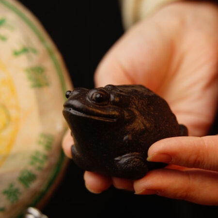 Чайная фигурка "Древесная, лесная жаба" - фото 1