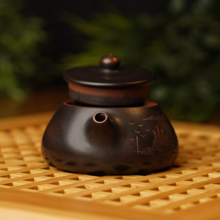 Чайник из Гуанси Ши Пяо 120 мл., Нисин Тао, керамика Циньчжоу "Провинция Поднебесной" - фото 3