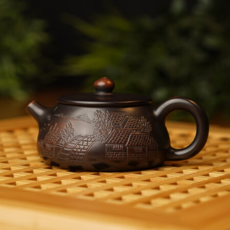 Чайник из Гуанси Ши Пяо 120 мл., Нисин Тао, керамика Циньчжоу "Провинция Поднебесной" - фото 1