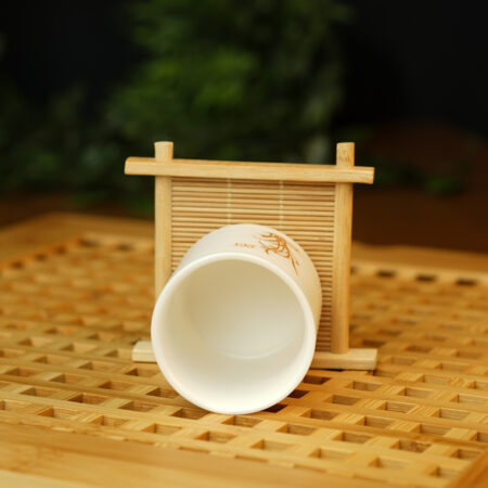 Купить пиалу из фарфора для чая "Куст бамбука" - фото 3