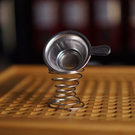 Сито для заваривания чая диаметр 6,4 см. и пружинка - фото 1