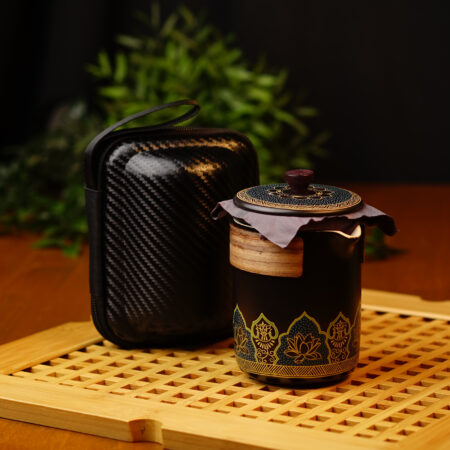 Походный чайный набор "Осенний лотос" (5 предметов) - фото 2
