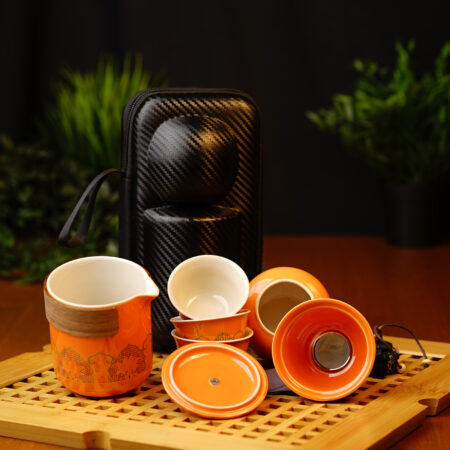 Походный чайный набор "Летний лотос" (6 предметов) - фото 2