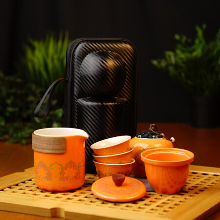 Походный чайный набор "Летний лотос" (6 предметов) - фото 1