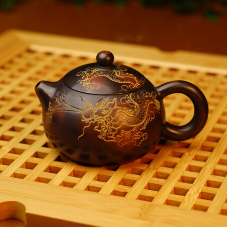 Чайник из Гуанси Си Ши "Огненный дракон" 200 мл., Нисин Тао, керамика Циньчжоу - фото 1