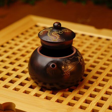 Чайник из Гуанси Си Ши "Огненный дракон" 200 мл., Нисин Тао, керамика Циньчжоу - фото 3