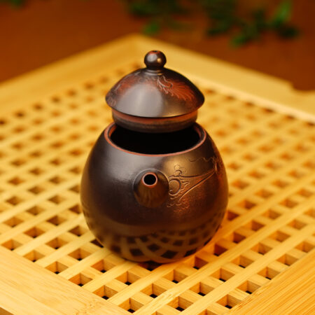 Нисинский чайник из Гуанси Лун Дан, Нисин Тао керамика 230 мл. - фото 4