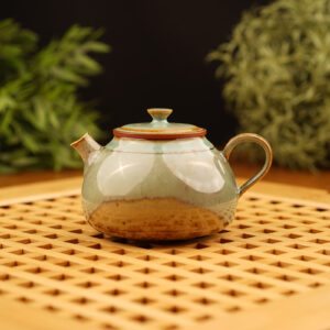 Чайник из керамики Цзиндэчжэнь 180 мл. «Спелые и незрелые оттенки финика»