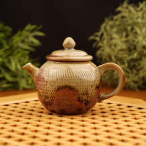 Чайник из керамики 200 мл. «Огненная глазурь»