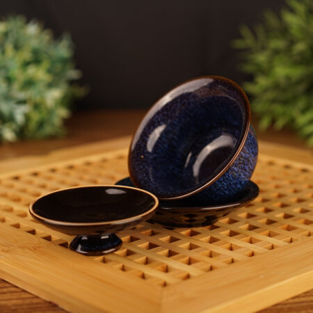 Гайвань, керамика Дэхуа "Лазурное небо" 100 мл. - фото 3