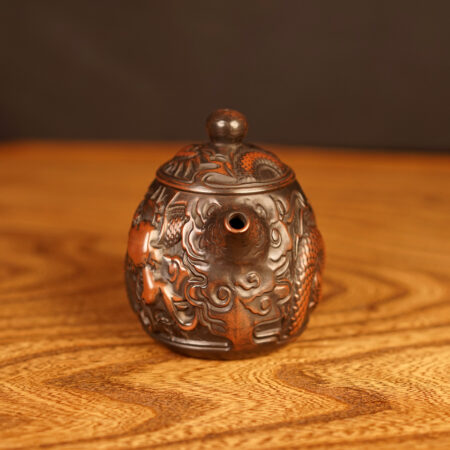 Чайник Лун Дан "Драконье яйцо", керамика Цзяньшуй 220 мл. - фото 4