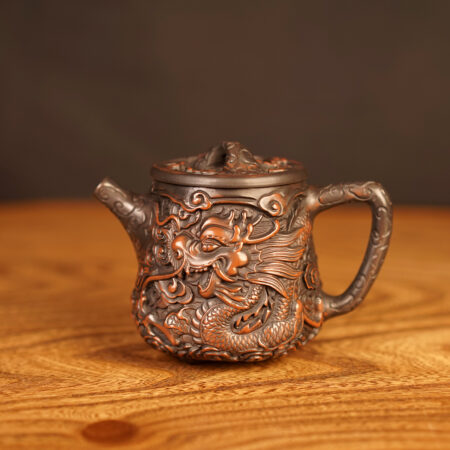 Чайник из Гуанси Гао Ши Пяо "Парящий дракон", Нисин Тао, керамика Циньчжоу 250 мл. - фото 1