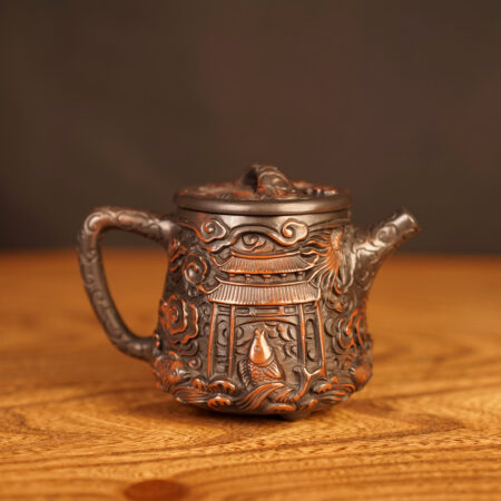Чайник из Гуанси Гао Ши Пяо "Парящий дракон", Нисин Тао, керамика Циньчжоу 250 мл. - фото 2