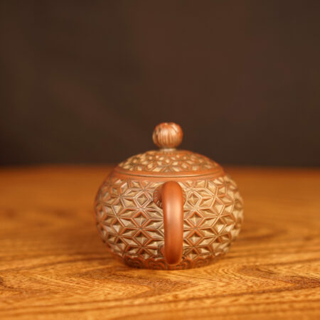 Чайник Си Ши "Ромб", Нисинская керамика из Гуанси, Нисин Тао, керамика Циньчжоу 160 мл. - фото 4