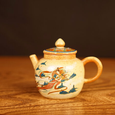 Чайник из керамики Цзиндэчжэнь 120 мл. «Мифы» - фото 1